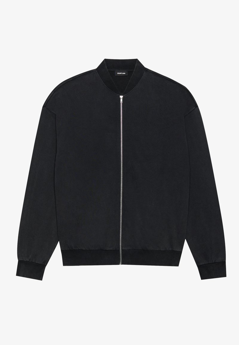 YOURTURN Sweater met rits zwart YOURTURN Sweater met rits zwart