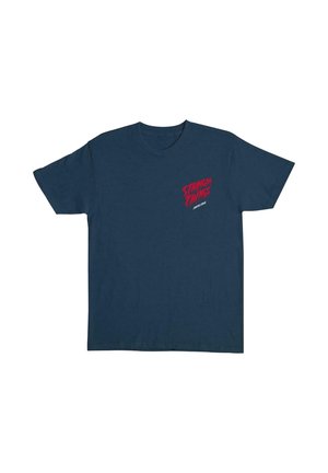 SANTA CRUZ X STRANGER THINGS EDDIE SLASHER - Camiseta estampada - blue dusk