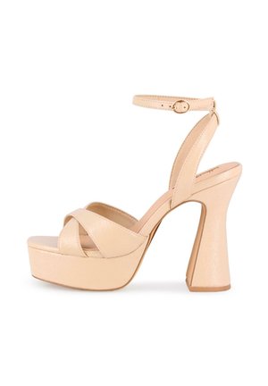 Sandalias de tacón - camel