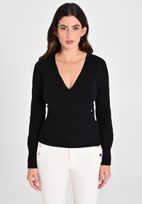 Rinascimento Black Polyester Rompers main image 0