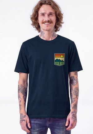 watapparel, GOOD VIBE UNISEX - T-Shirt print - french navy