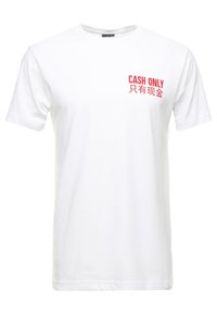 CASH ONLY - Potiskana majica - white