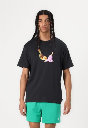 Nike SB ICE CREAM TEE - Marškinėliai su spaudiniu - off noir