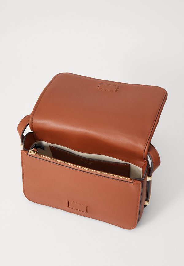 FLOWER SMALL FLAP CROSSBODY - Cross body bag - burgundy multi2