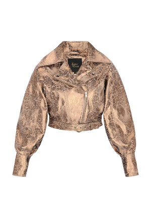 faina Nahkatakki - bronze leopard
