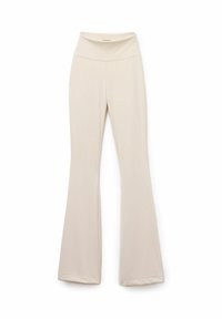 SOFT-TOUCH FLARED FIRST CLASS - Bukser - natural