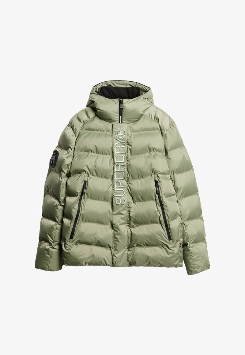Superdry Co GRAPHIC PUFFER Winterjacke seagrass green/grün