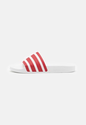 ADILETTE UNISEX - Ciabatte da mare - better scarlet/footwear white