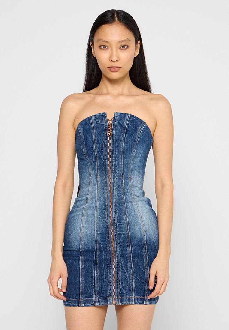 Versace Jeans Couture Jeansjurken blauw Versace Jeans Couture Jeansjurken blauw