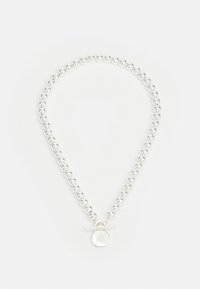 Lauren Ralph Lauren NK 17" BEADED LOGO COLLAR /TGGLE - Náhrdelník - silver-coloured