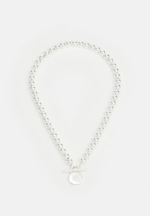 NK 17" BEADED LOGO COLLAR /TGGLE - Necklace - silver-coloured
