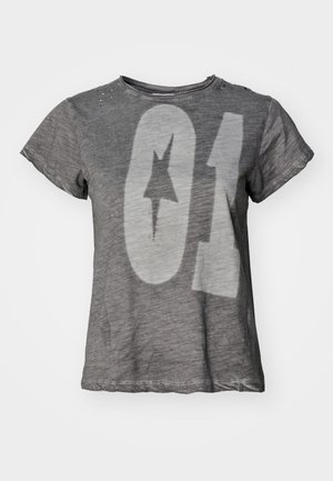Jaded London DISCHARGE TEE UNISEX - T-shirt imprimé - grey