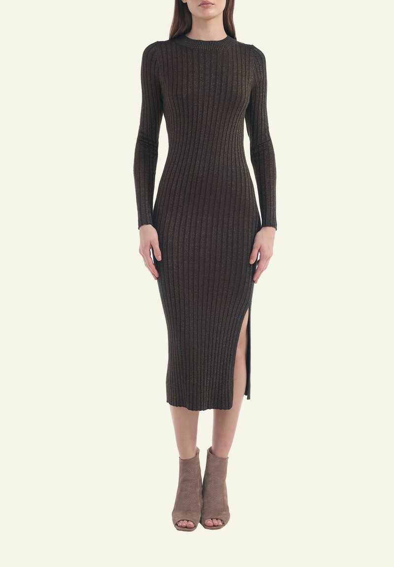 Adlysh GLAM - Etuikleid - metallic choco