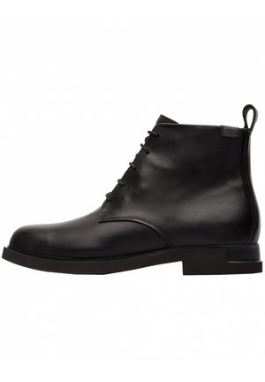 Šněrovací kotníkové boty - black