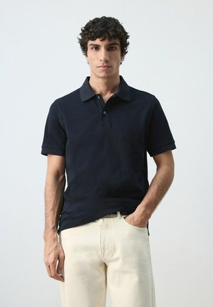 Bluză polo - royal blue