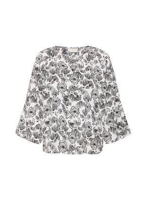 Kaffe, KAHALEY PRINTED - Blouse - chalk w. black deep aop