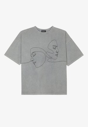 Apdrukāts T-krekls - grey