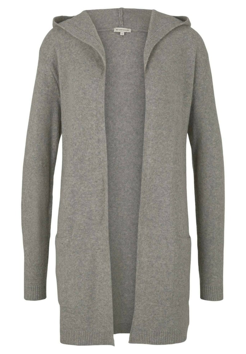 Damen Strickjacken | TOM TAILOR MIT KAPUZE Strickjacke silver grey melange/hellgrau-meliert - JY99539 Damen Strickjacken | TOM TAILOR MIT KAPUZE Strickjacke silver grey melange/hellgrau-meliert - JY99539