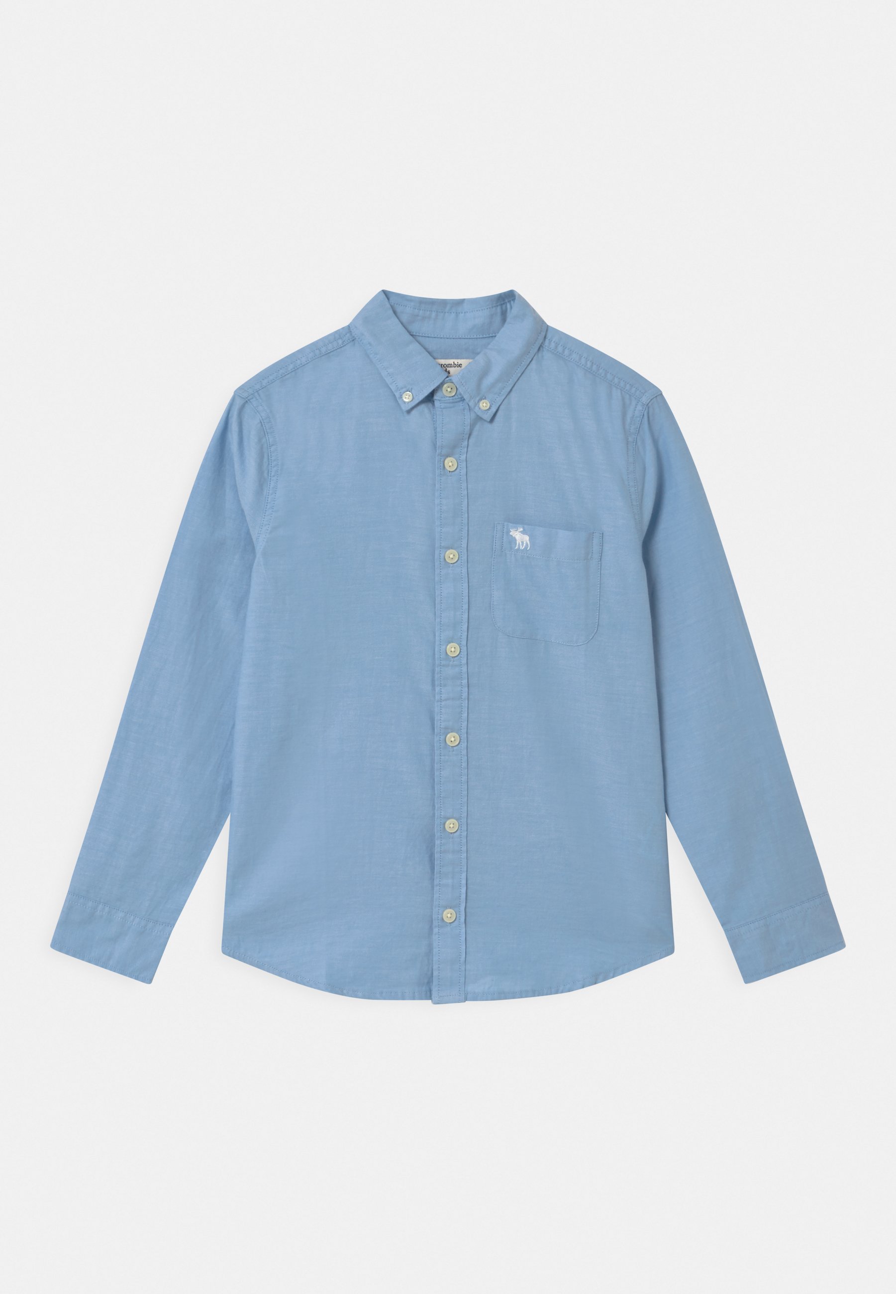 Abercrombie & Fitch PREPPY Skjorte solid blue Zalando.no Abercrombie & Fitch PREPPY Skjorte white solid Zalando.no