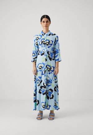 YAS Petite YASSAVANNA LONG SHIRT DRESS  - Robe longue - summer song/waco