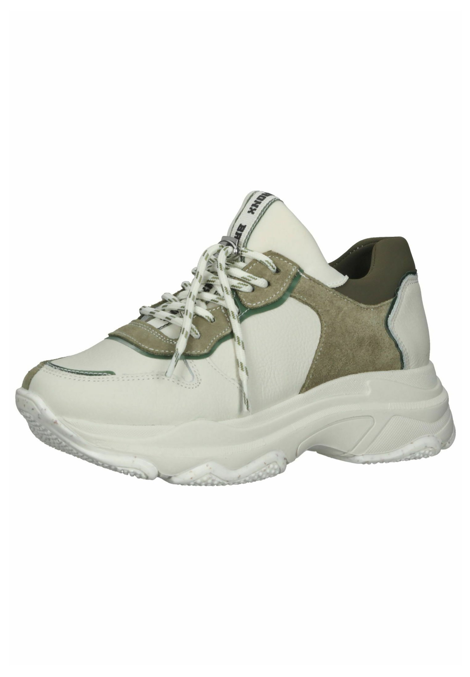 Bronx Sneakers laag - off white/olive/beige - Zalando.nl