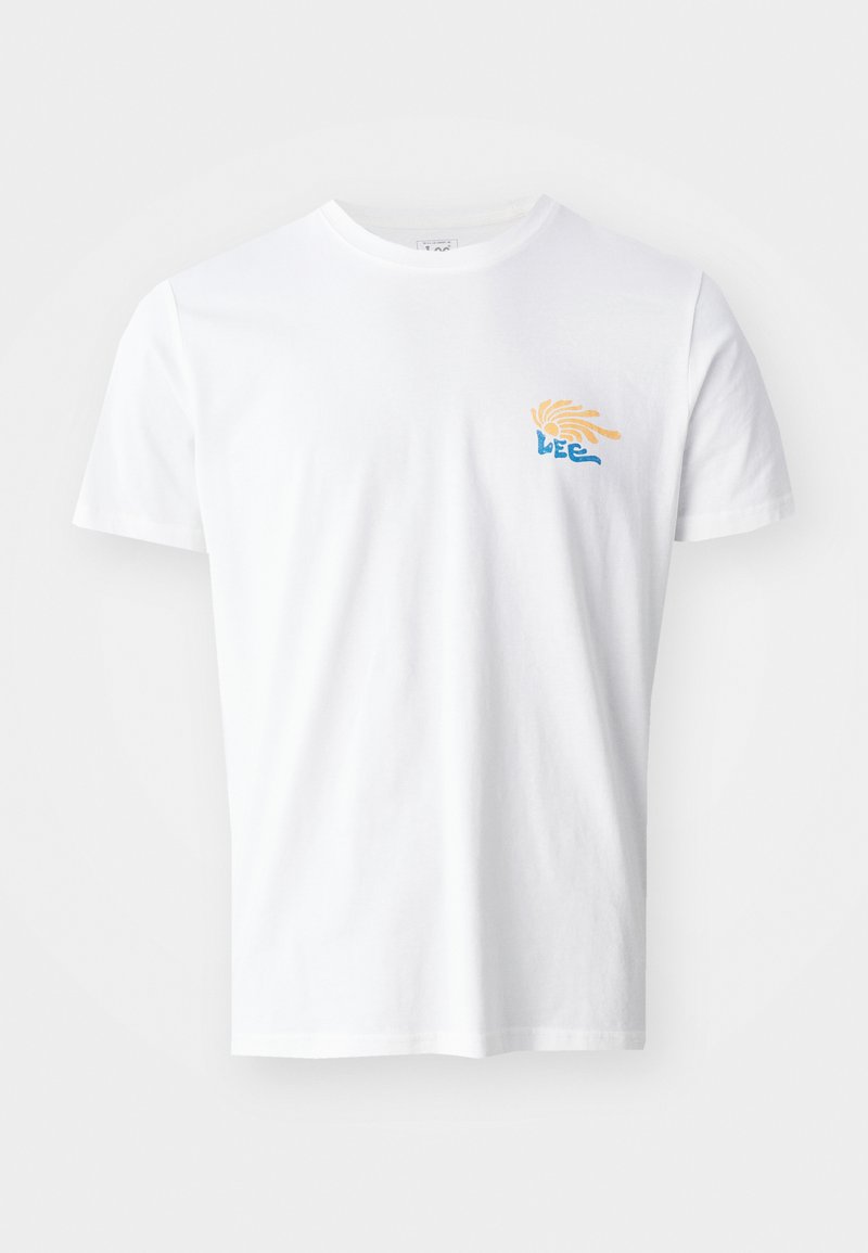 Lee T-shirt print crème