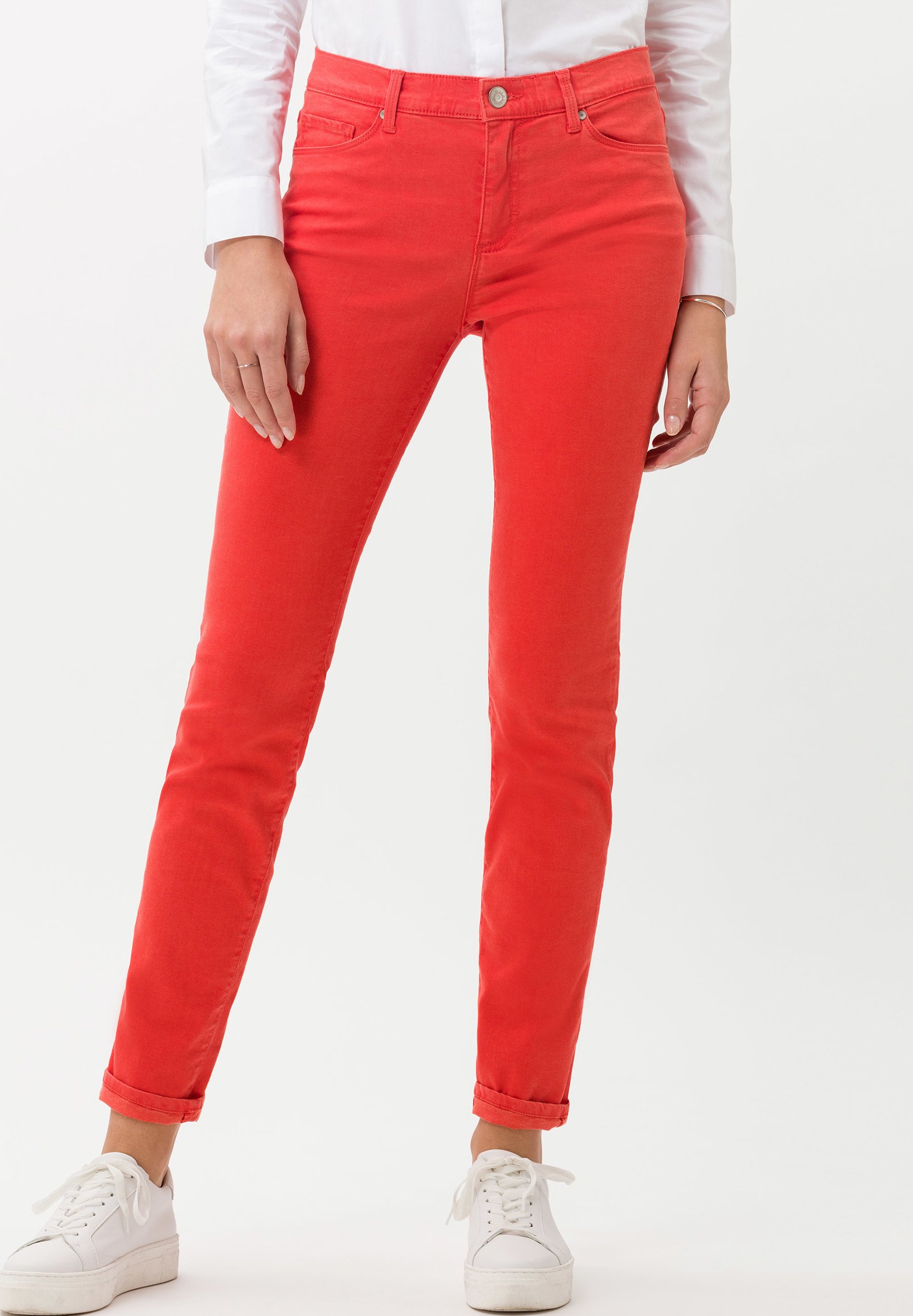 BRAX STYLE SHAKIRA - Broek - orange red/Rood - Zalando.nl
