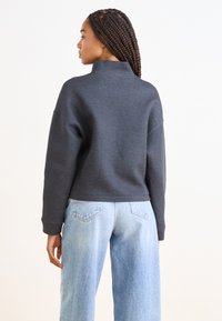 The North Face MOCK NECK - Sudadera - black heather