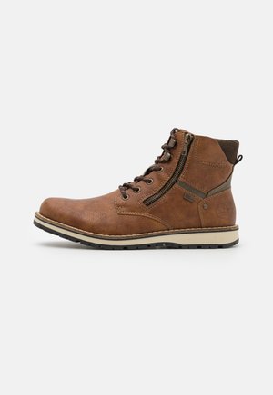 Lace-up ankle boots - braun