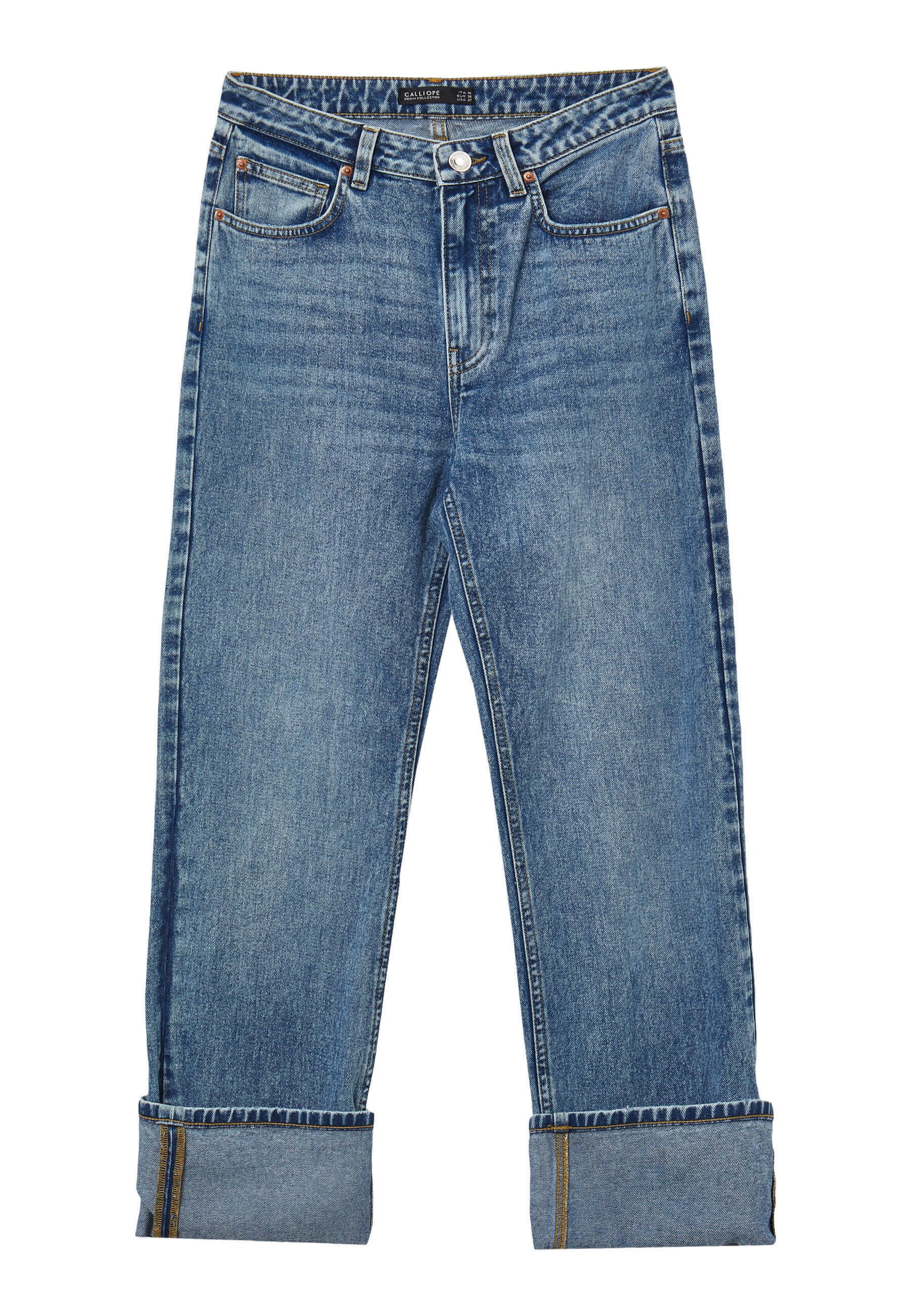 Calliope VITA ALTA Straight leg jeans blu/blue Zalando