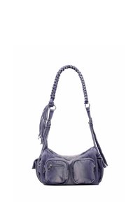 MEDIUM - Keresztpántos táska - purple