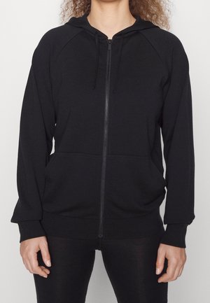 Tröja med dragkedja - black