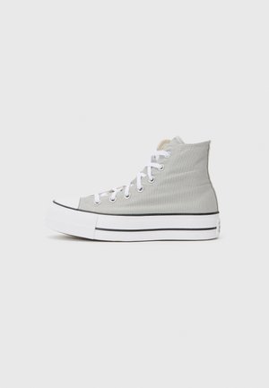CHUCK TAYLOR ALL STAR LIFT - Höga sneakers - grey area/white/black
