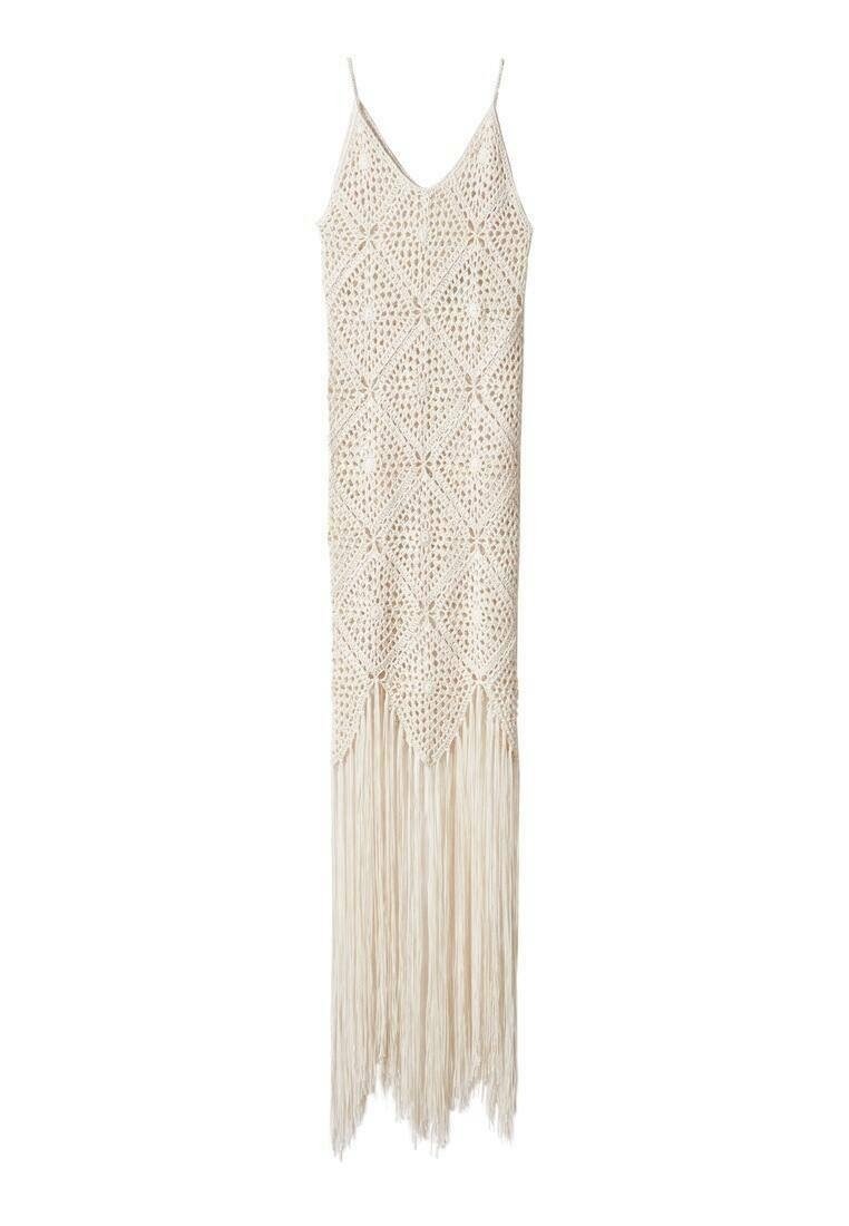 white christmas dresses MANGO