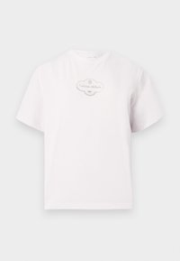 BOXY TEE COCTAIL LOGO TEE - Trükipildiga T-särk - pearly pink