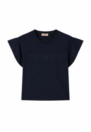 TWINSET, T-SHIRT DONNA - T-shirt con stampa - blu