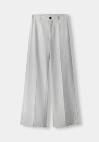 WIDE-LEG TAILORED - Broek - mottled grey