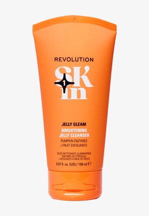 REVOLUTION SKIN JELLY GLEAM NATURAL FRUIT AHAS BRIGHTENING JELLY CLEANSER - Gezichtsreiniger - -
