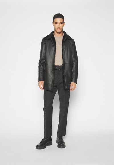 STUDIO ID BURGALESE - Leren jas - black