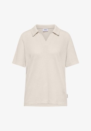 Cecil, SHORT-SLEEVE POLOSHIRT IN A SOLID COLOR - Poloshirt - macadamia beige