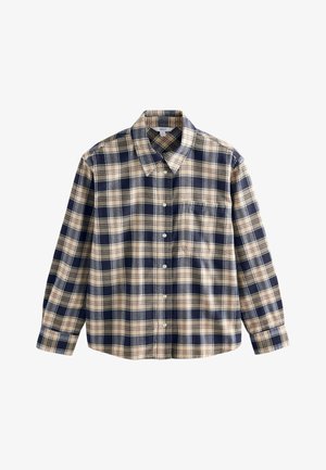 Next TALL FIT - LONG SLEEVE - Camicia - neutral navy check