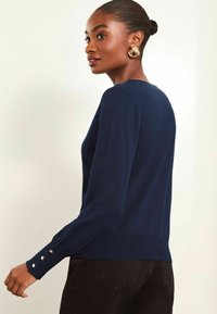 Lipsy CREW NECK REGULAR FIT - Kardigán - navy blue