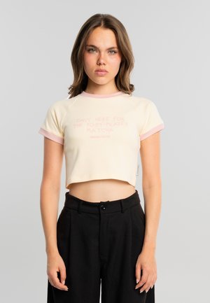 POST PILATES TEE - T-shirt print - off white