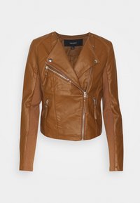 Vero Moda Giacca in similpelle - brown