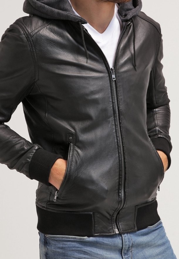 Oakwood Skinnjacka - black