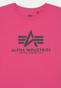 Alpha Industries BASIC KIDS TEENS UNISEX - Camiseta estampada - magenta