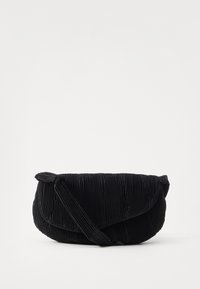 PLEATED CATERPILLAR BAG - Sac bandoulière - black