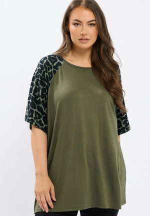 T-Shirt print - khaki