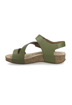 Platform sandals - khaki