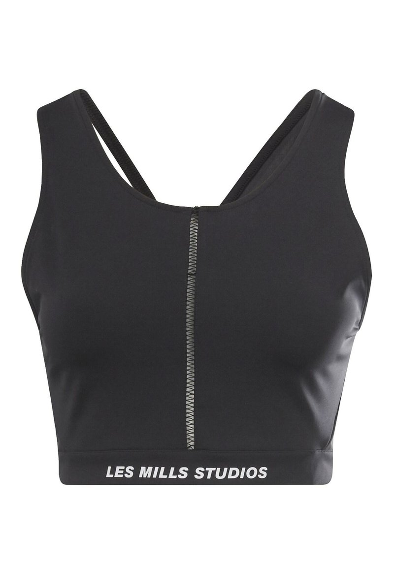 Damen Sportbekleidung | Reebok LES MILLS LUX PERFORM Top black/schwarz - LV53322 Damen Sportbekleidung | Reebok LES MILLS LUX PERFORM Top black/schwarz - LV53322